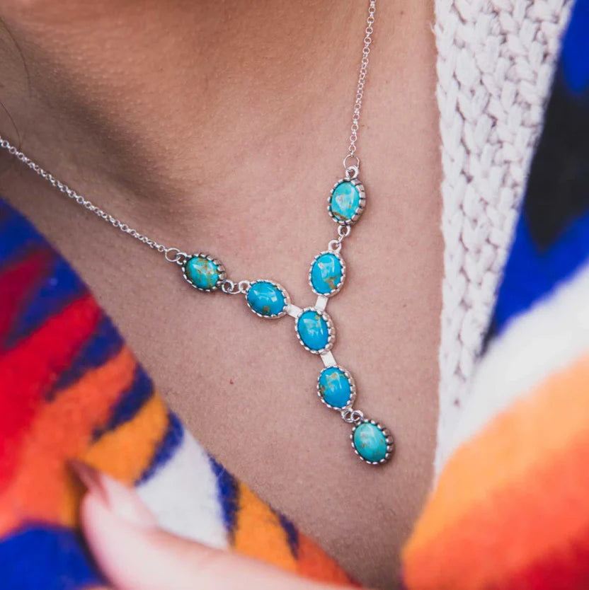 RedHawk Navajo Necklace-Earring set