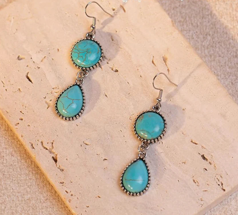 RedHawk Navajo Necklace-Earring set