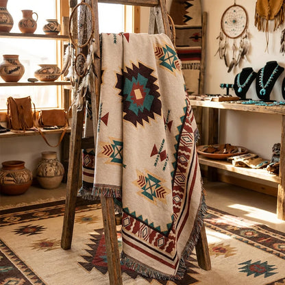 RedHawk Woven Tapestry Blanket