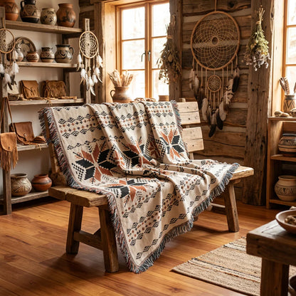 RedHawk Woven Tapestry Blanket