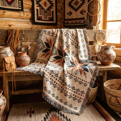 RedHawk Woven Tapestry Blanket