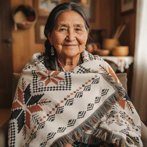 RedHawk Woven Tapestry Blanket