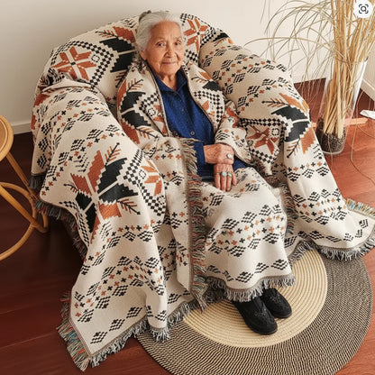 RedHawk Woven Tapestry Blanket