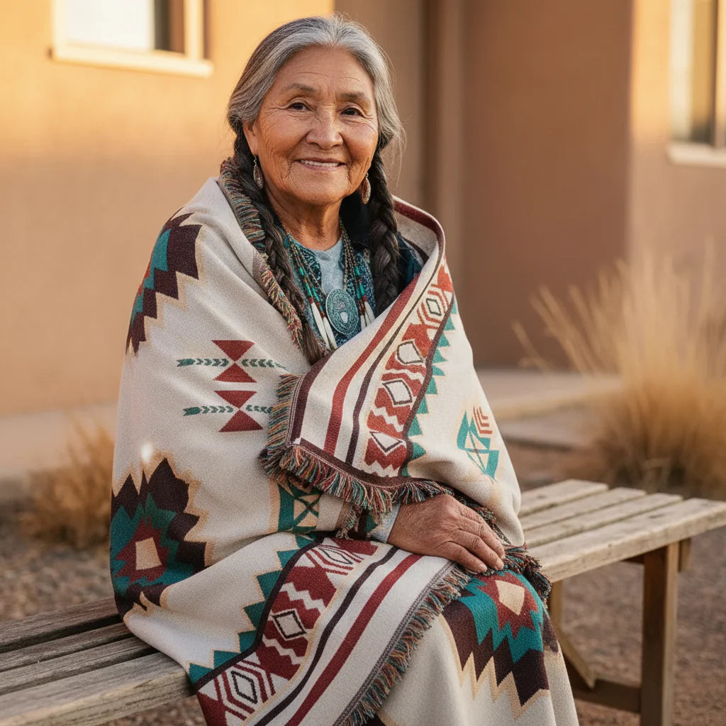 RedHawk Woven Tapestry Blanket