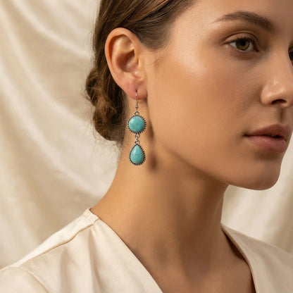 RedHawk Navajo Necklace-Earring set